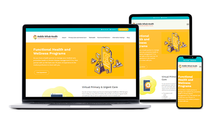 Medical Website Design Example
