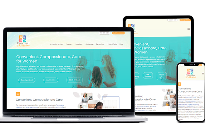 Medical Website Design Example